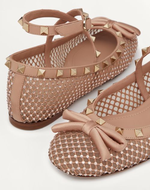 ロックスタッズ クリスタル メッシュ バレリーナ for ウィメンズ ロックスタッズ クリスタル メッシュ バレリーナ for ウィメンズ