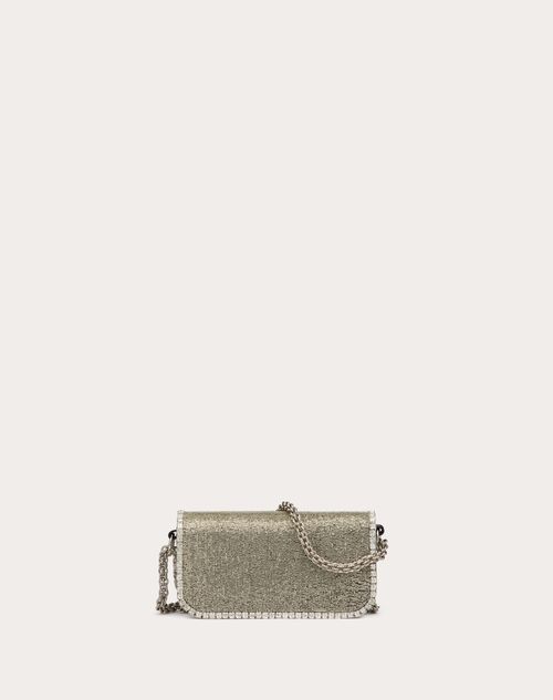 Valentino Garavani Small Locò Crystal Embellished Shoulder Bag