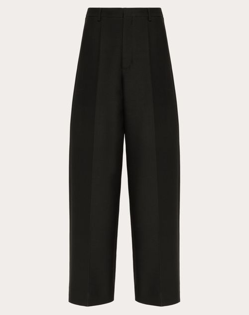 Valentino - Crepe Couture Pants - Black - Man - Pants
