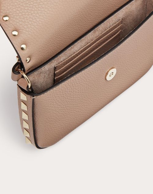 ROCKSTUD CALFSKIN POUCH