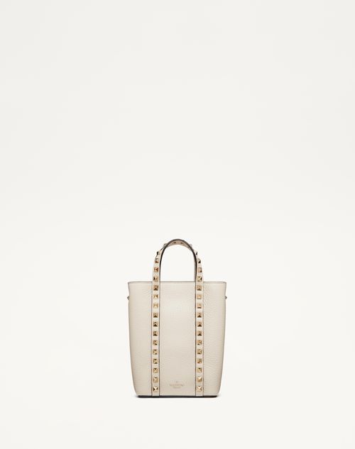 正規店買付【VALENTINO】ロックスタッド チェーン ポーチ ロックスタッズ グレインカーフスキン チェーンポーチ for