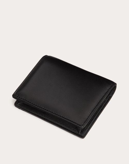 Valentino Bags, Barty Billfold Wallet, Black