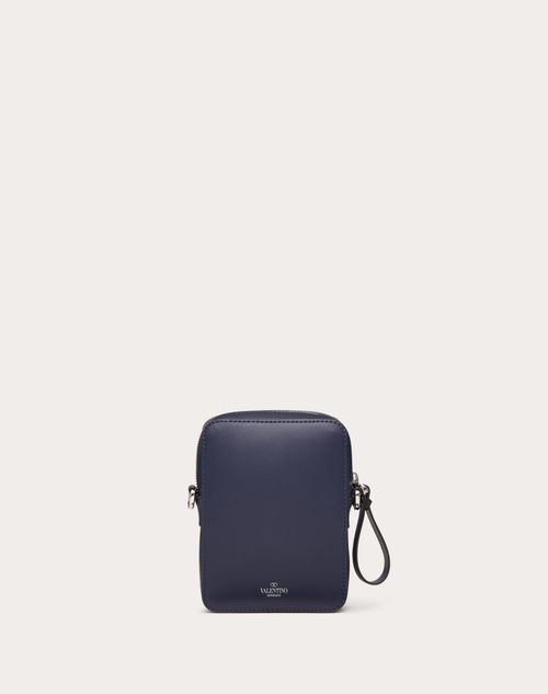 Vltn レザー スモール ショルダーバッグ for メンズ インチ Vltn レザー スモール ショルダーバッグ for メンズ インチ