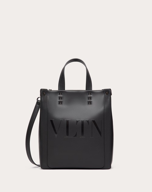 Vltn レザー ミニ トートバッグ for メンズ インチ ブラック | Valentino JP