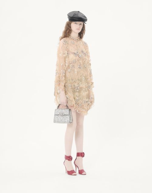 Valentino Garavani - Mini Sac À Main Vsling Avec Broderie Scintillante - Cristal - Femme - Sacs À Main