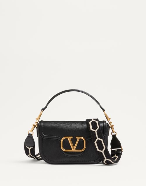 Valentino Garavani Alltime Shoulder Bag In Grainy Calfskin Valentino Garavani Alltime Shoulder Bag In Grainy Calfskin