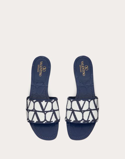 Valentino white outlet slides