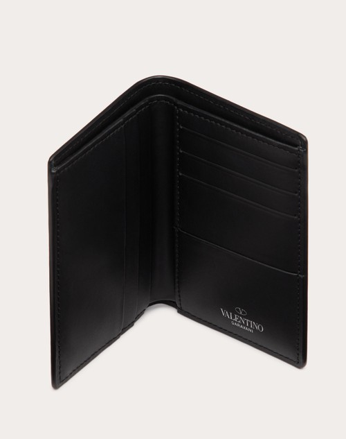 Vltn Leather Card Holder