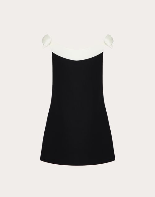 Valentino - Vestido Corto De Crepe Couture - Negro - Mujer - Shelf - W Pap - Urban Riviera W1 V2
