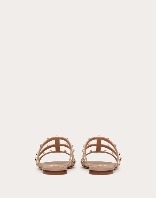rockstud sandals flat