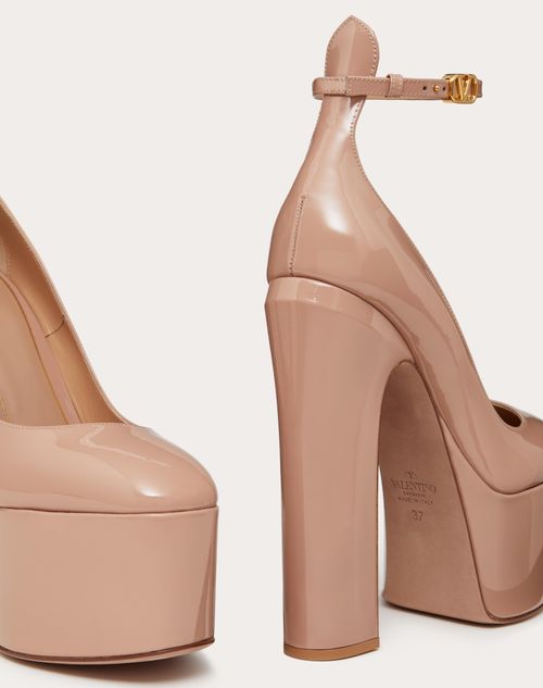 Valentino Garavani - Valentino Garavani Tan-go Platform Pump In Patent Leather 155 Mm - Rose Cannelle - Woman - Woman View All
