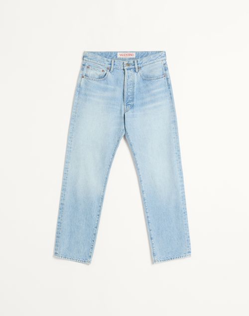 Valentino - Denim Pants - Denim - Man - Denim
