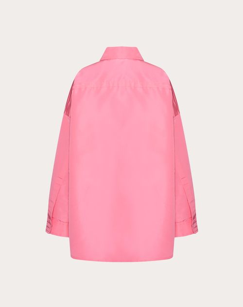 Valentino - Faille Pea Coat - Pink - Woman - Jackets And Blazers