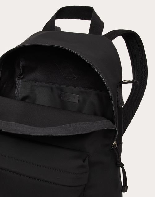 Mini Vltn Backpack In Nylon for Man in Black
