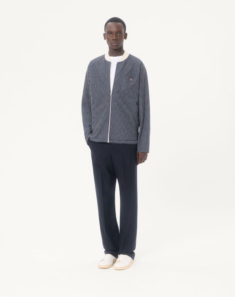 Valentino Cotton T-Shirt With Vlogo Embroidery Man White Xs