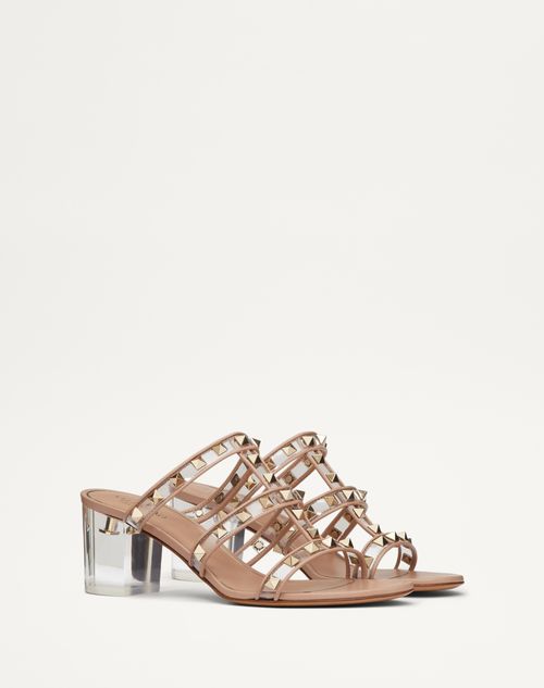 【Valentino】ROCKSTUD SLIDE◆6W2S0LT3CRC Valentino Garavani Rockstud Caged 60mm Slide Sandals