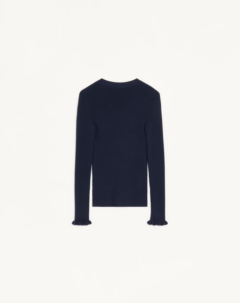 Valentino Wool Cardigan Woman Night S