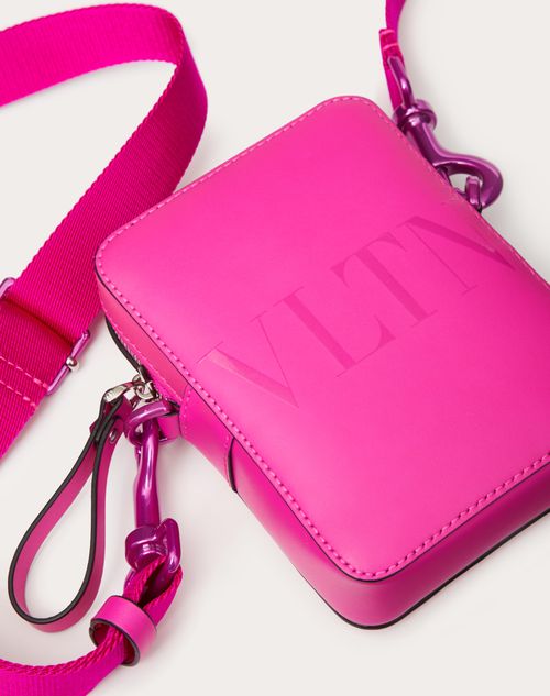 Leather crossbody bag Valentino Garavani Pink in Leather - 29596396