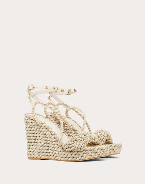 Valentino torchon 2024 espadrille wedge