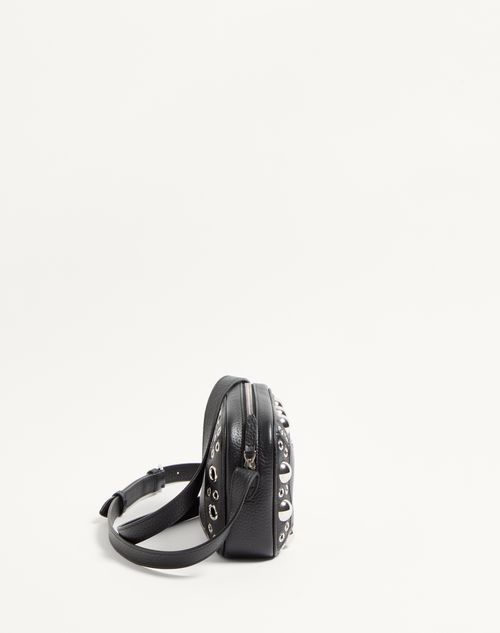 Valentino Garavani - BOLSO BANDOLERA VALENTINO GARAVANI NELLCÔTE DE CUERO GRANEADO DE BECERRO - Negro - Mujer - Bolsos De Hombro