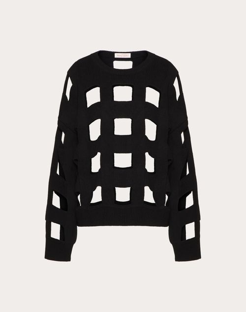 Valentino - Wool Sweater - Black - Woman - Ready To Wear