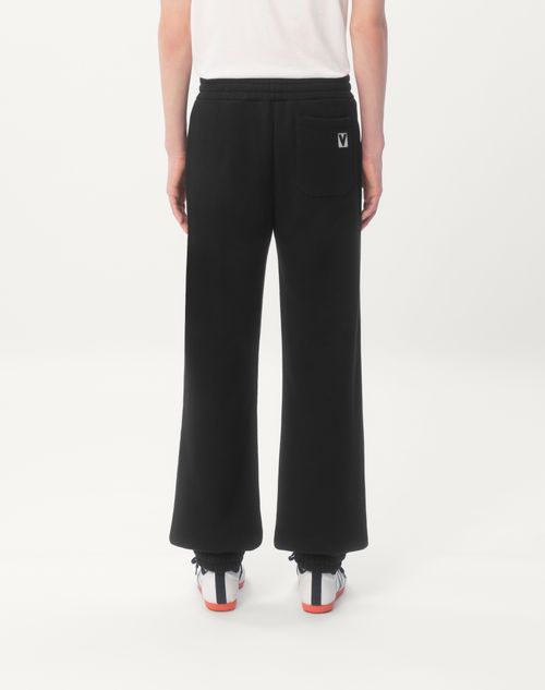 シェ ヴァレンティノ パッチ付きコットン ジョギング パンツ for シェ ヴァレンティノ パッチ付きコットン ジョギング パンツ for