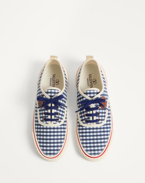  - Ivory/indigo/cuir