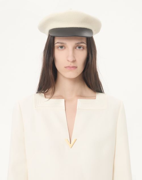 Valentino - Crepe Couture Short Dress - Ivory - Woman - Ready To Wear