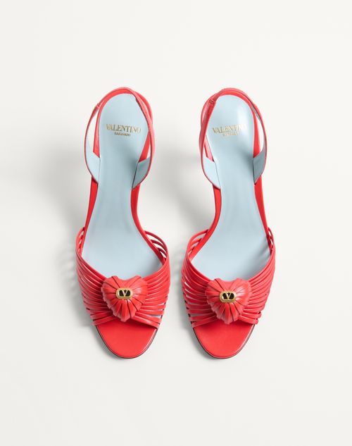 Valentino Garavani - Sandal Royal In Kidskin 85mm - Red - Woman - Sandals
