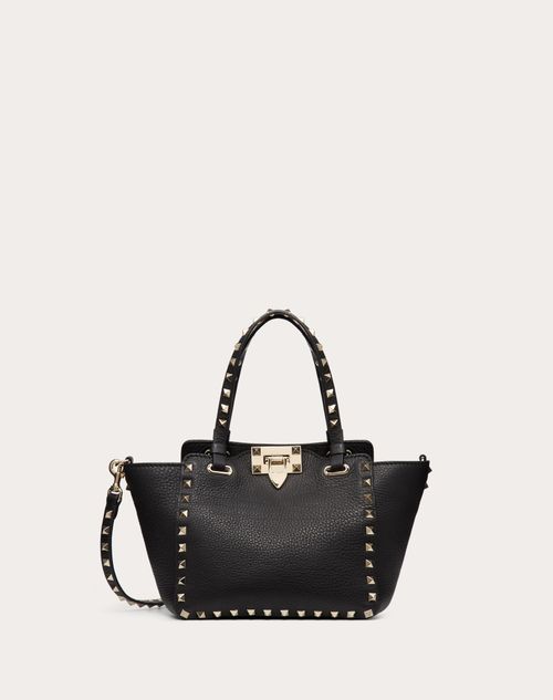 MINI ROCKSTUD GRAINY CALFSKIN BAG