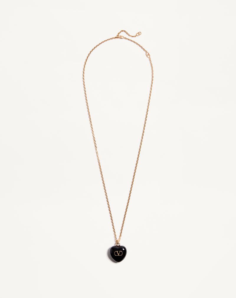 VALENTINO クール ロイヤル メタル x エナメル ネックレス