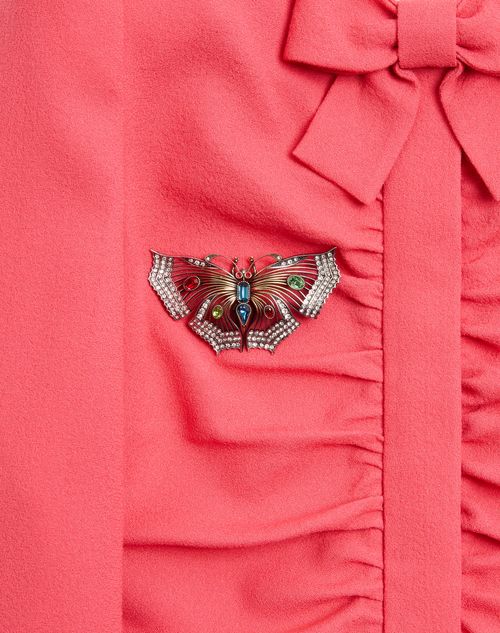 Valentino Garavani - Vouloirvoler Brooch In Metal And Crystals - Silver/multicolour - Woman - Jewellery