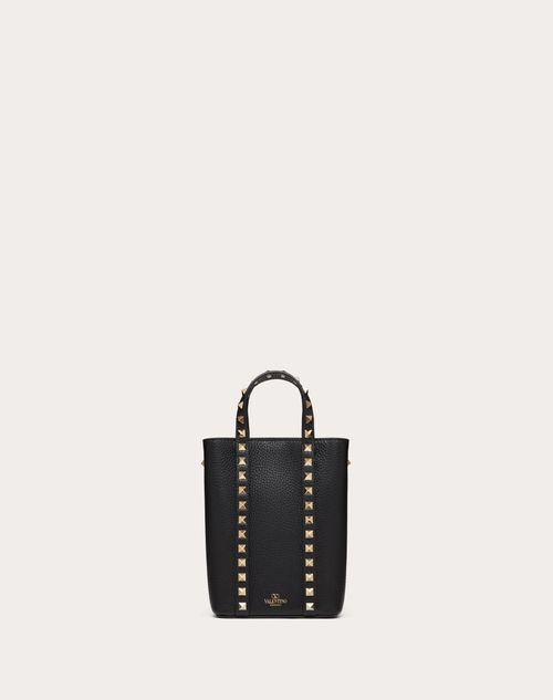 ロックスタッズ グレインカーフスキン チェーンポーチ for ウィメンズ