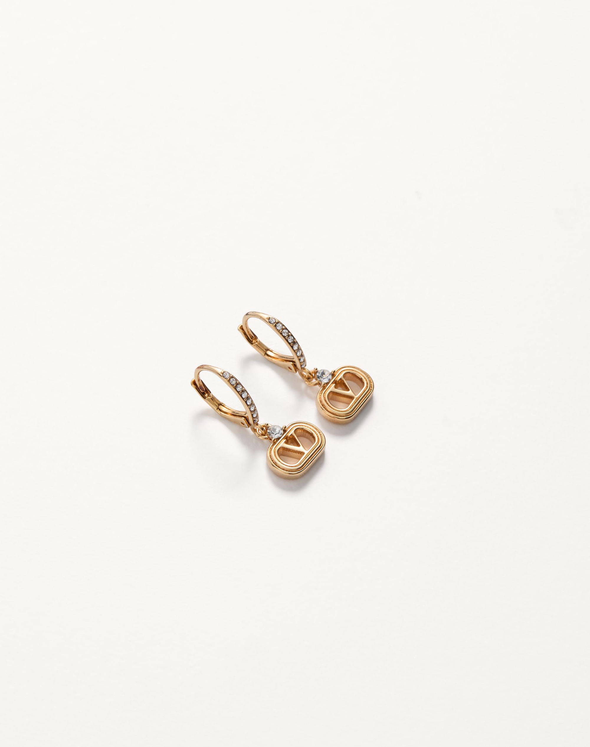 アクセサリーその他 Valentino Garavani Gold Ovalette earrings with Swarovski cry Ovalette Metal Earrings With Swarovski® Pearls for Woman in