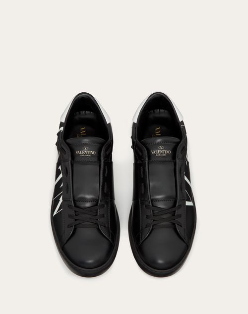 Valentino Garavani - Open Sneaker With Vltn Print - Black - Man - Man View All