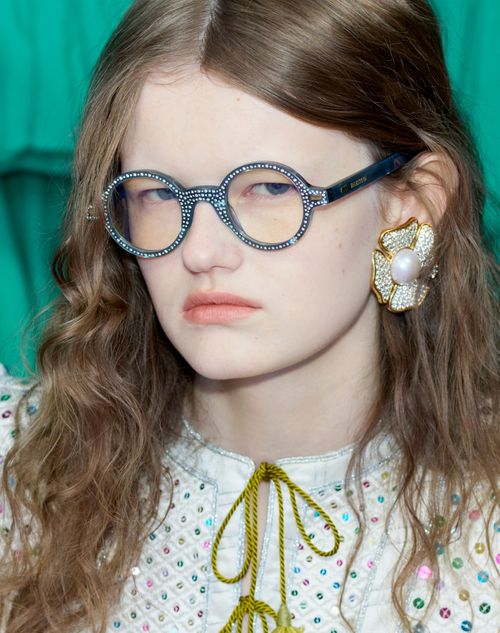 Valentino Garavani - San Fin Metal Earrings With Swarovski® Crystals And Pearls - Gold - Woman - Fashion Jewelry