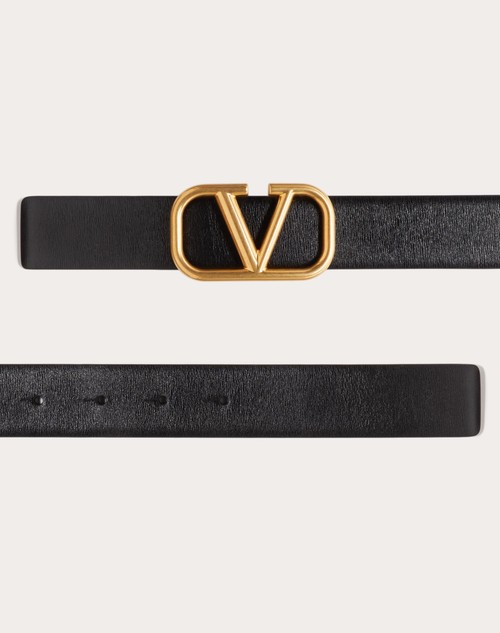 美品 VALENTINO ヴァレンティノ Vロゴ 細ベルト-