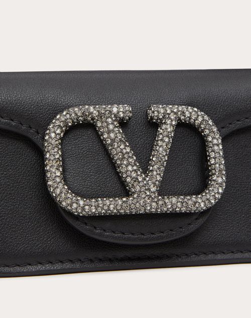 Valentino Garavani Locò Micro Bag With Chain And Jewel Logo for 