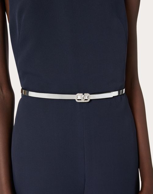 VALENTINO GARAVANI VLOGO leather waist belt