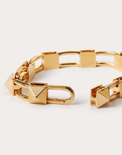 Valentino Garavani - Metal Rockstud Bracelet - Gold - Woman - Bracelets