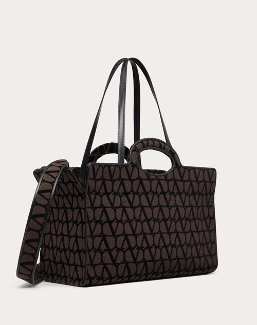 Valentino Garavani - Le Troisieme Toile Iconographe Shopping Bag - Fondantblack - Man - Bags