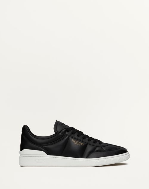 Valentino Garavani - Upvillage Low Top Nappa Leather Sneaker - Black - Man - Sneakers