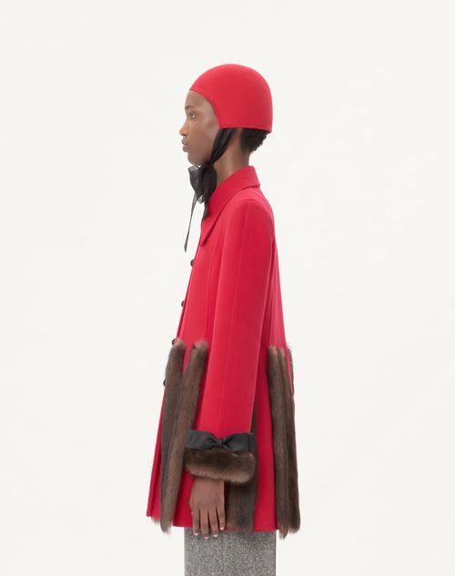 Valentino - Double Cashmere Peacoat - Paris - Woman - Coats And Outerwear