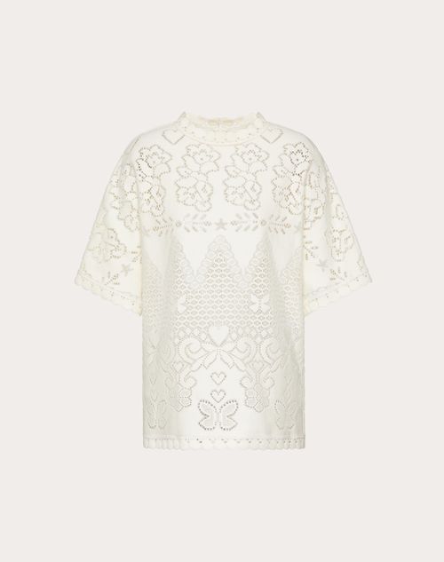 コットンレース トップス For 女性 インチ Almond Valentino Jp