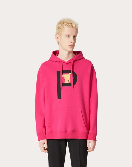 Pink and discount black hoodie mens