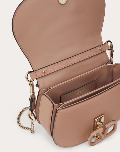 Valentino Small VRing Shoulder Bag - Grey Shoulder Bags, Handbags -  VAL353028