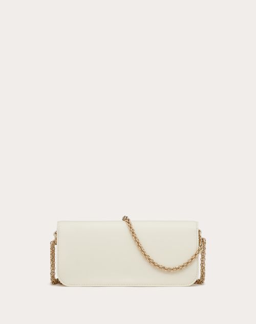 White crossbody bag on sale with gold chain