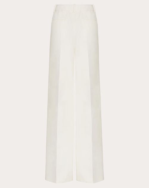 Valentino - Crepe Couture Trousers - Ivory - Woman - Partywear