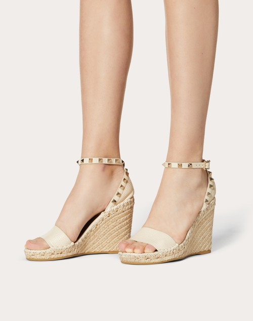 valentino rockstud wedge shoes