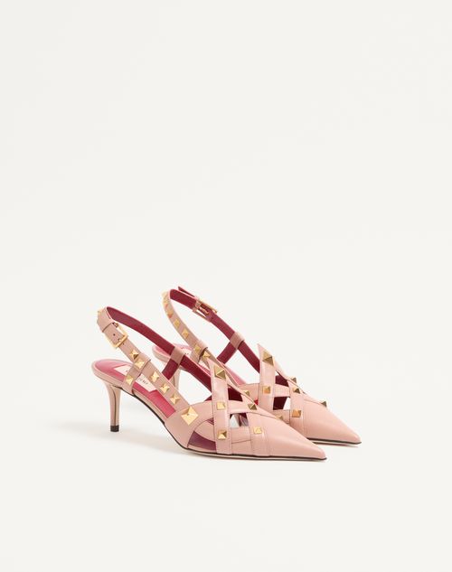 Valentino Garavani - スタディ キッドスキン スリングバックパンプス 65mm - ピンク - ウィメンズ - パンプス & スリングバック